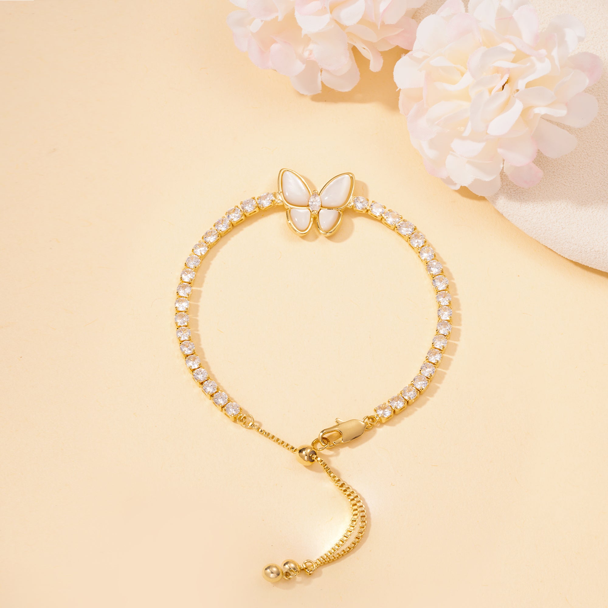 Moonlit Butterfly Bracelet
