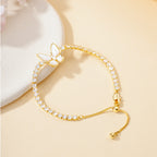 Moonlit Butterfly Bracelet