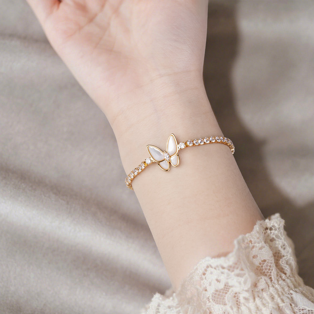 Moonlit Butterfly Bracelet