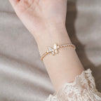 Moonlit Butterfly Bracelet