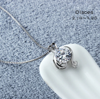 Celeste Zodiac Necklace | 925 Silver & Moissanite
